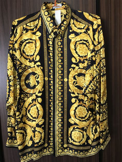 camisa versace vintage|vintage Versace shirts.